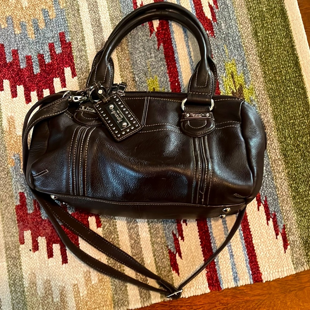 Tignanello Genuine Leather Brown Handbag